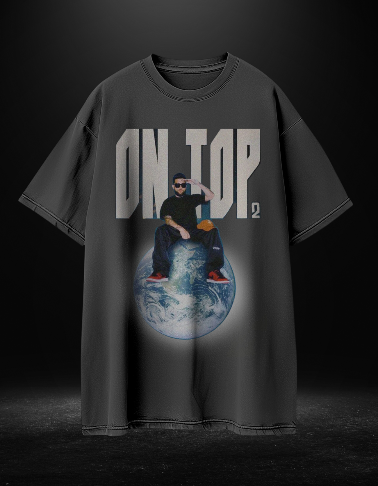 karan aujla on top tshirt