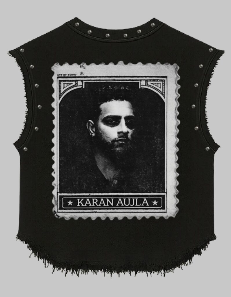 karan aujla tshirt vest