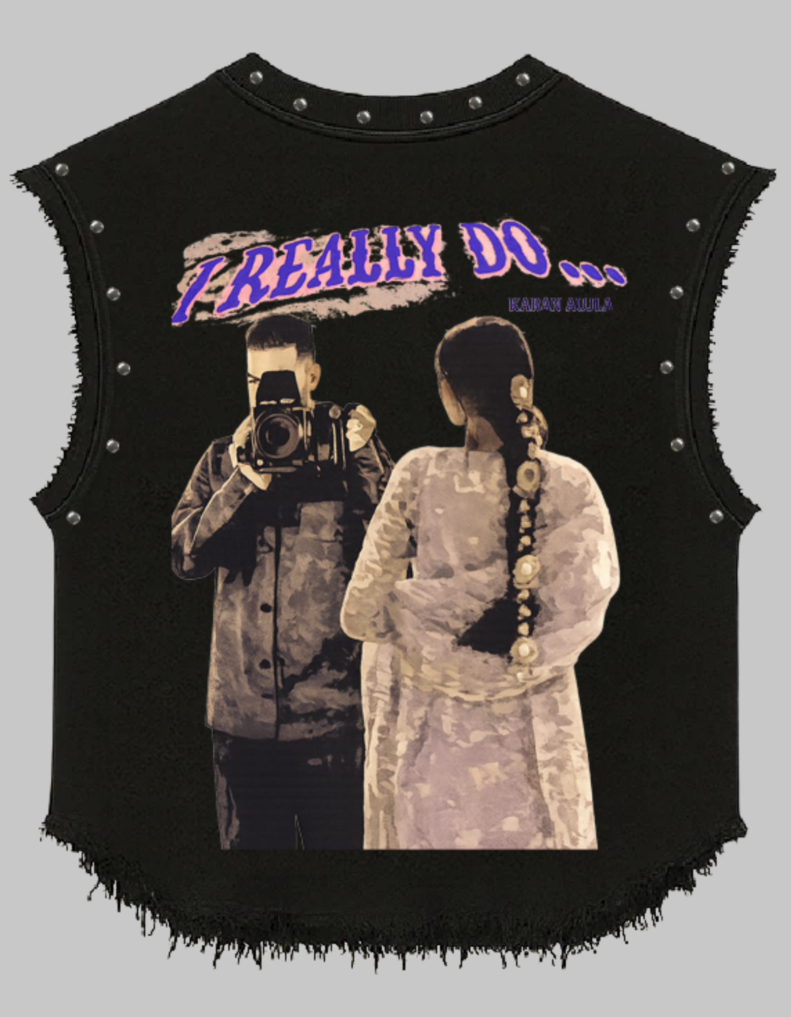 Karan Aujla vest black couple