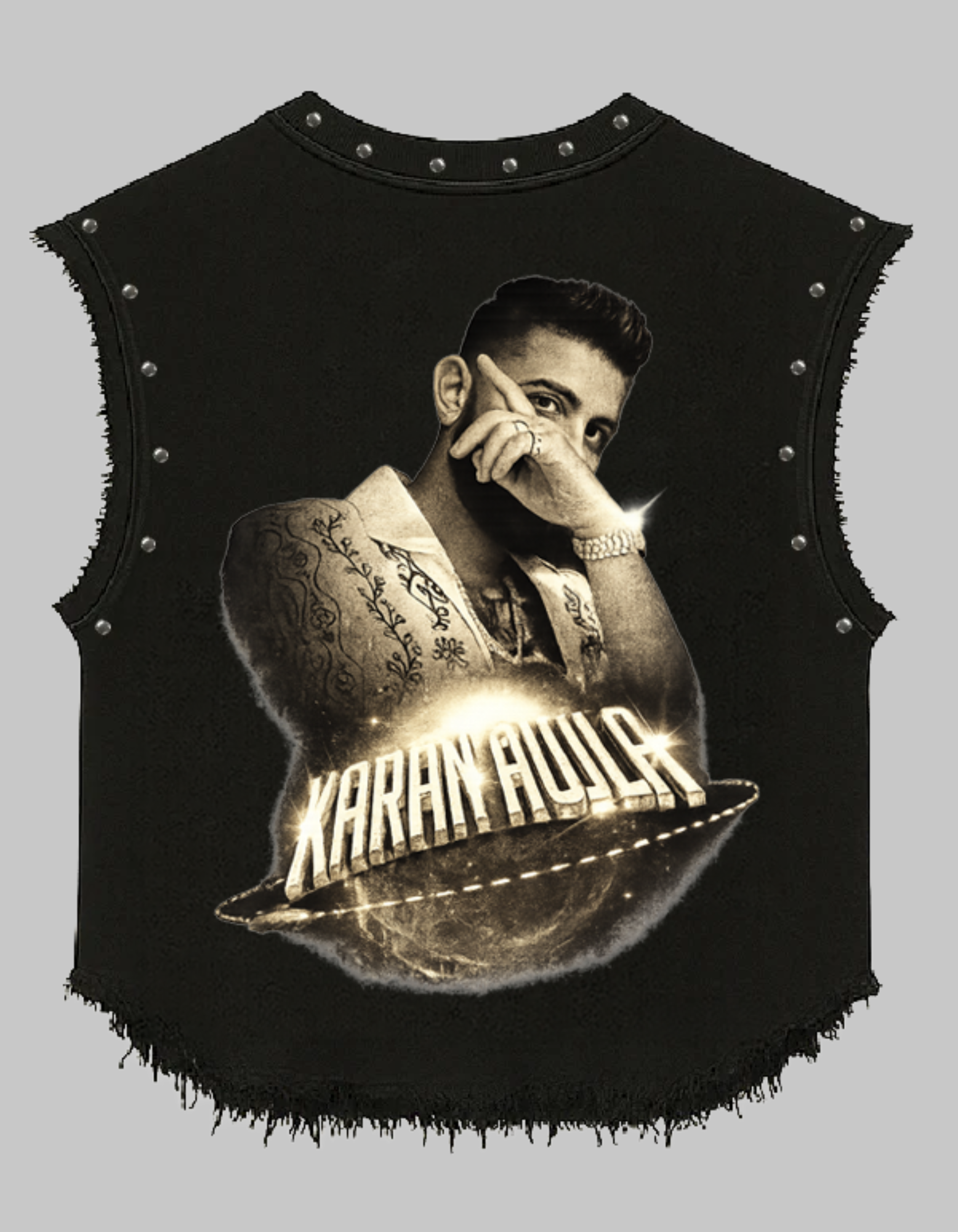 Karan Aujla vest red watch it