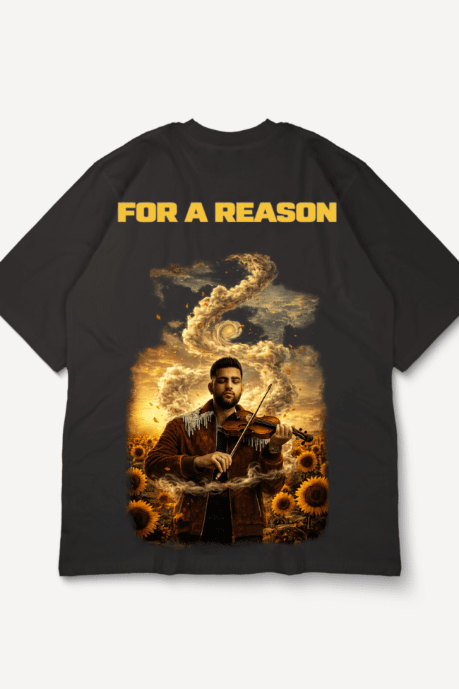 Karan Aujla for a reason overszed tshirt