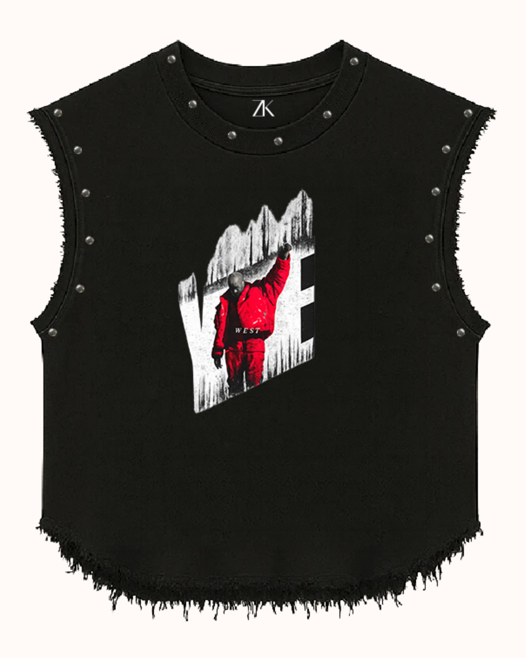 KANYE WEST RED ALERT VEST - Image 2