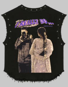 Karan Aujla vest black couple