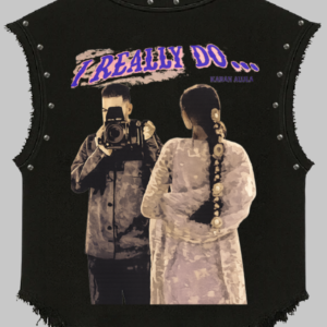 Karan Aujla vest black couple