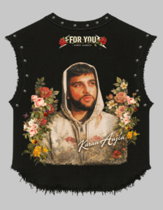 Karan Aujla vest flowers