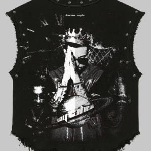 Karan Aujla vest wavy head
