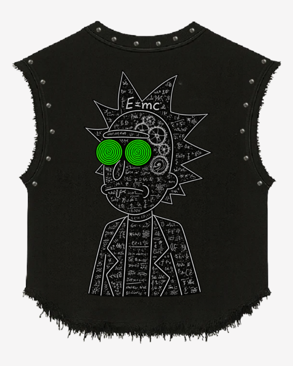 Melted Wear Dragon Graphic Studded Vest
