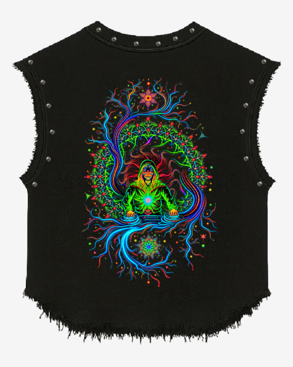 Stonewashed Trip Void Graphic Vest
